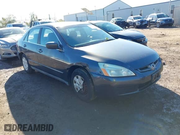 2004 Honda Accord LX с VIN 1HGCM56404A108337, выставлен на аукционе IAAI как лот 43408231 с пробегом 425 192 миль миль и . История ставок и продаж доступна на DreamBid. Изображение 1.