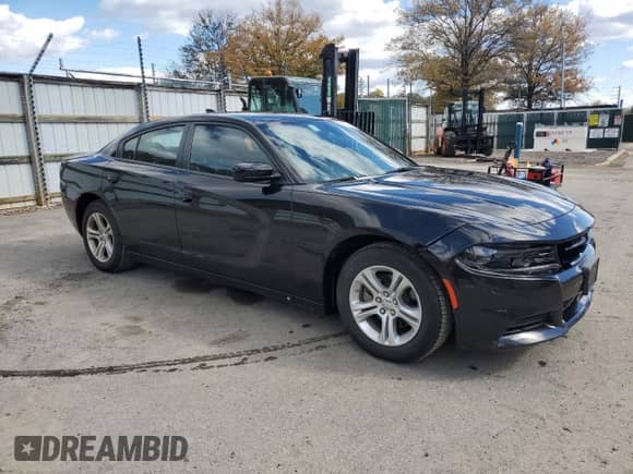 2023 Dodge Charger SXT with VIN 2C3CDXBG6PH515700, listed as a Copart auction lot 89640075 with 47,108 mi miles and Clean title. Bid and sale history available at DreamBid. Image 4.
