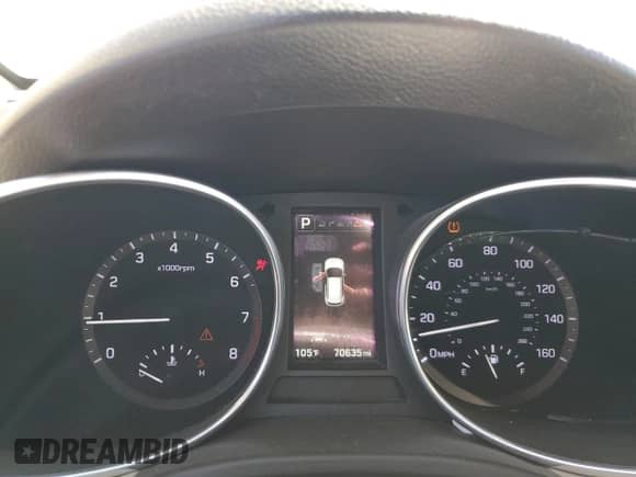 2018 Hyundai Santa Fe Ultimate with VIN 5XYZW4LA7JG563141, listed as a Copart auction lot 69488145 with 70,635 mi miles and Salvage title. Bid and sale history available at DreamBid. Image 9.