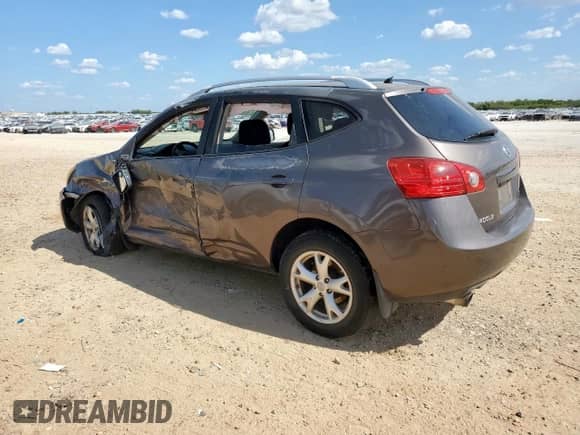 2009 Nissan Rogue S with VIN JN8AS58T39W060251, listed as a Copart auction lot 70827725 with 173,828 mi miles and Salvage title. Bid and sale history available at DreamBid. Image 2.