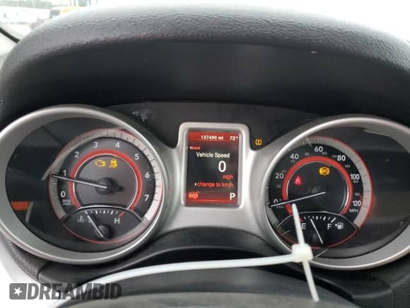 2017 Dodge Journey SE z VIN 3C4PDCAB2HT525564, wystawiony jako Copart lot #85176985 z przebiegiem 137 490 mil mil oraz Szkoda całkowita • Salvage title. Historia ofert i sprzedaży dostępna na DreamBid. Obrazek 9.