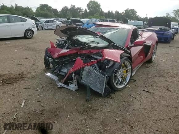 2025 Chevrolet Corvette 3LZ с VIN 1G1YF3D33S5606012, выставлен на аукционе Copart как лот 61483275 с пробегом 92 миль миль и На запчасти • Non repairable. История ставок и продаж доступна на DreamBid. Изображение 13.