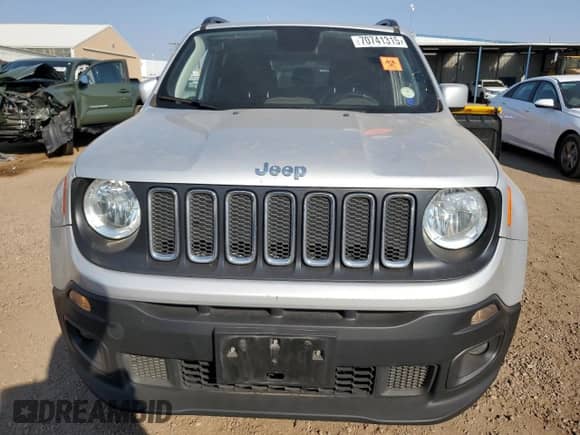 2018 Jeep Renegade Latitude with VIN ZACCJBBB4JPH61064, listed as a Copart auction lot 70741315 with 92,181 mi miles and Salvage title. Bid and sale history available at DreamBid. Image 5.