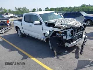 2024 Toyota Tacoma SR5 with VIN 3TYLB5JN2RT011448, listed as a IAAI auction lot 42259858 with 20,551 mi miles and . Bid and sale history available at DreamBid. Image 1.