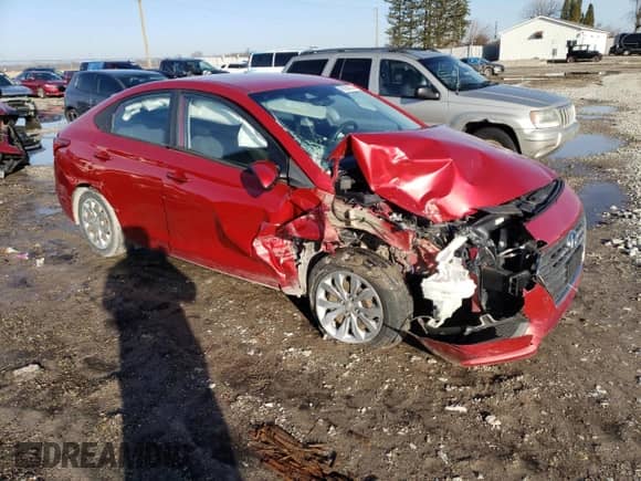 2018 Hyundai Accent SE with VIN 3KPC24A39JE028640, listed as a Copart auction lot 86258314 with 126,622 mi miles and Salvage title. Bid and sale history available at DreamBid. Image 4.