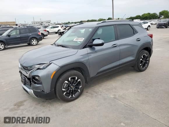 2021 Chevrolet TrailBlazer LT with VIN KL79MPS26MB161155, listed as a Copart auction lot 68667475 with 74,911 mi miles and Salvage title. Bid and sale history available at DreamBid. Image 1.