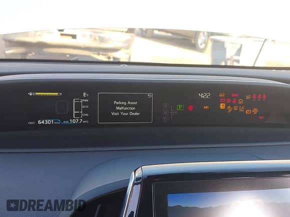 2021 Toyota Prius LE with VIN JTDKAMFP9M3166300, listed as a IAAI auction lot 43400137 with 64,301 mi miles and . Bid and sale history available at DreamBid. Image 7.