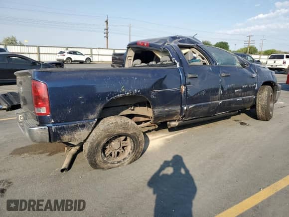 2006 Dodge 1500 ST with VIN 1D7HA18K76J162020, listed as a Copart auction lot 64131315 with 146,758 mi miles and Salvage title. Bid and sale history available at DreamBid. Image 3.