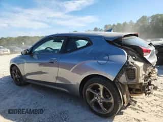 2019 Hyundai Veloster 2.0 with VIN KMHTG6AF2KU009143, listed as a Copart auction lot 81862335 with 124,855 mi miles and Salvage title. Bid and sale history available at DreamBid. Image 2.