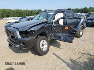 2022 Toyota Tacoma SR with VIN 3TMCZ5AN7NM518461, listed as a Copart auction lot 69251985 with 46,634 mi miles and Salvage title. Bid and sale history available at DreamBid. Image 1.