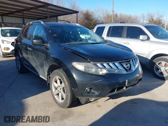 2009 Nissan Murano SL with VIN JN8AZ18W89W210062, listed as a IAAI auction lot 41484519 with 229,234 mi miles and . Bid and sale history available at DreamBid. Image 1.