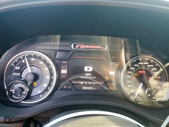 2021 Ram 1500 Rebel z VIN 1C6SRFLTXMN736483, wystawiony jako Copart lot #80688055 z przebiegiem 50 673 mil mil oraz Szkoda całkowita • Salvage title. Historia ofert i sprzedaży dostępna na DreamBid. Obrazek 9.