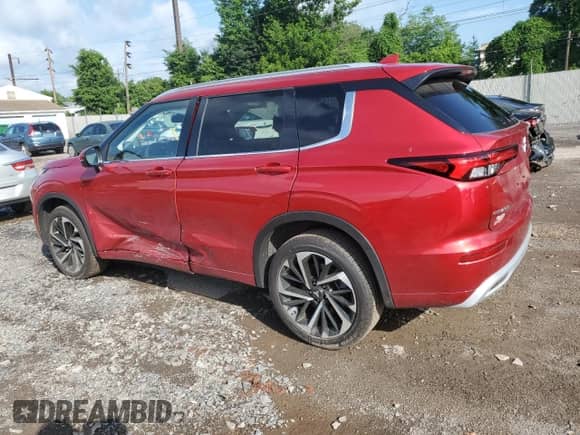 2024 Mitsubishi Outlander SEL с VIN JA4J4WA83RZ055349, выставлен на аукционе Copart как лот 61895235 с пробегом 4 922 миль миль и Списание • Salvage title. История ставок и продаж доступна на DreamBid. Изображение 2.