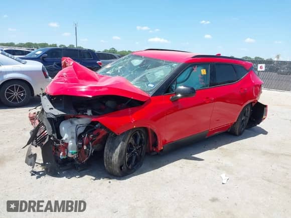 2023 Chevrolet Blazer LT with VIN 3GNKBCR45PS103693, listed as a IAAI auction lot 42835486 with Not provided miles and . Bid and sale history available at DreamBid. Image 18.