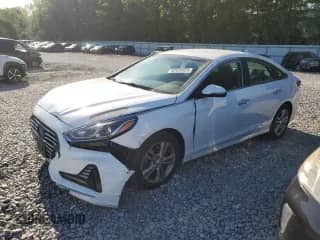 2018 Hyundai Sonata SEL with VIN 5NPE34AF7JH622817, listed as a Copart auction lot 82020925 with 96,550 mi miles and Salvage title. Bid and sale history available at DreamBid. Image 1.