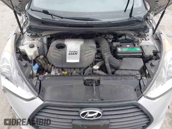 2014 Hyundai Veloster Turbo with VIN KMHTC6AE6EU206856, listed as a IAAI auction lot 42322693 with 111,716 mi miles and . Bid and sale history available at DreamBid. Image 10.