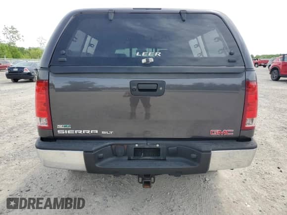 2011 GMC Sierra 1500 SLT with VIN 1GTR2WE38BZ274746, listed as a Copart auction lot 61145545 with 187,111 mi miles and Salvage title. Bid and sale history available at DreamBid. Image 6.