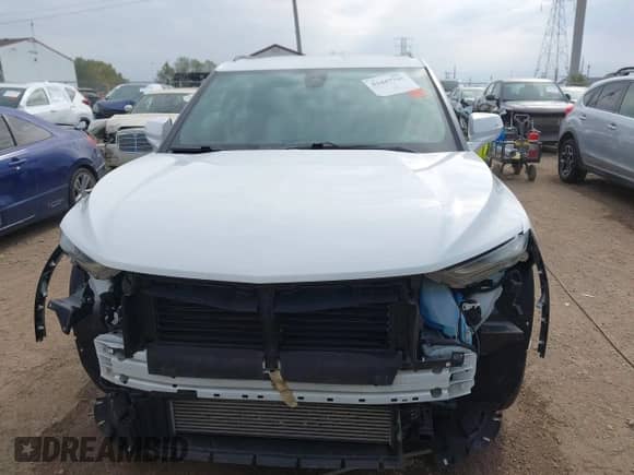 2022 Chevrolet Blazer LT with VIN 3GNKBHR45NS141869, listed as a IAAI auction lot 43447795 with 33,580 mi miles and . Bid and sale history available at DreamBid. Image 13.