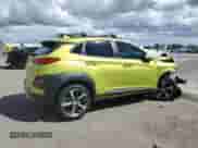 2019 Hyundai Kona Ultimate с VIN KM8K53A54KU378982, выставлен на аукционе Copart как лот 71485365 с пробегом 79 398 миль миль и На запчасти • Non repairable. История ставок и продаж доступна на DreamBid. Изображение 3.