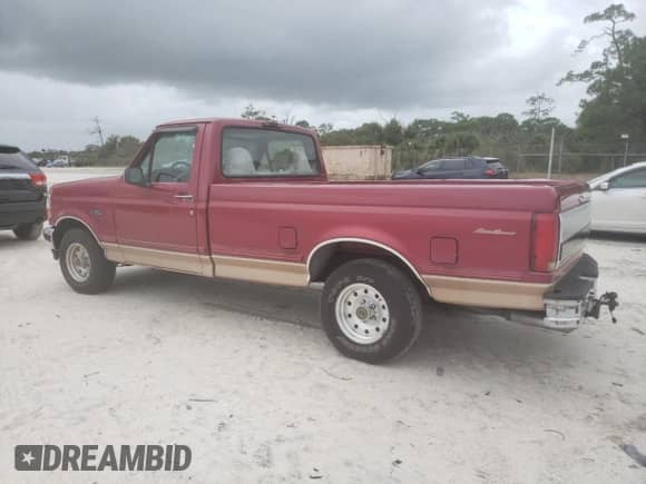 1995 Ford F-150 with VIN 1FTEF15N7SNB41751, listed as a Copart auction lot 86223125 with 337,573 mi miles and Salvage title. Bid and sale history available at DreamBid. Image 2.