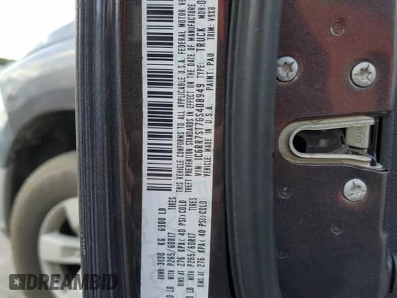 2016 Ram 1500 Tradesman с VIN 1C6RR7ST7GS408949, выставлен на аукционе Copart как лот 66563995 с пробегом 215 301 миль миль и Списание • Salvage title. История ставок и продаж доступна на DreamBid. Изображение 12.