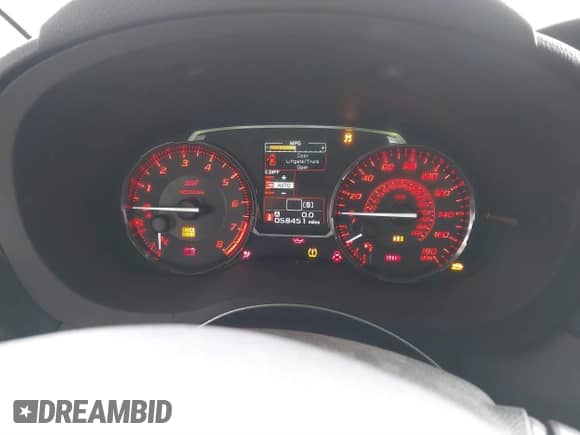 2017 Subaru WRX STI with VIN JF1VA2M63H9841112, listed as a IAAI auction lot 41554851 with 58,451 mi miles and . Bid and sale history available at DreamBid. Image 7.