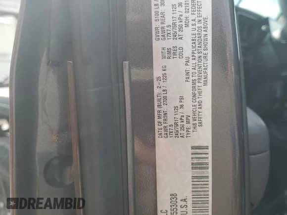 2025 Jeep Wrangler Sport with VIN 1C4PJXAN6SW553038, listed as a Copart auction lot 50052285 with 1,118 mi miles and Salvage title. Bid and sale history available at DreamBid. Image 12.