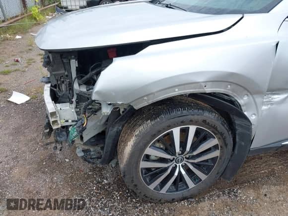 2023 Nissan Pathfinder Platinum with VIN 5N1DR3DK8PC228837, listed as a IAAI auction lot 43173190 with 59,871 mi miles and . Bid and sale history available at DreamBid. Image 19.