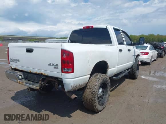 2004 Dodge 2500 SLT with VIN 3D7KU28D34G161515, listed as a IAAI auction lot 42183633 with 166,467 mi miles and . Bid and sale history available at DreamBid. Image 4.