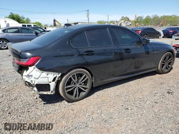 2021 BMW 3 Series 330i xDrive z VIN WBA5R7C04MFL21538, wystawiony jako Copart lot #54741105 z przebiegiem 60 521 mil mil oraz Szkoda całkowita • Salvage title. Historia ofert i sprzedaży dostępna na DreamBid. Obrazek 3.