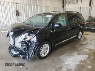 2012 Toyota Sienna XLE with VIN 5TDYK3DC5CS197462, listed as a Copart auction lot 59713485 with 232,139 mi miles and Non repairable. Bid and sale history available at DreamBid. Image 1.