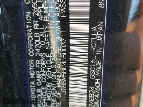 2017 Lexus RC 300 z VIN JTHSM5BC4H5003711, wystawiony jako Copart lot #80391425 z przebiegiem 33 220 mil mil oraz Szkoda całkowita • Salvage title. Historia ofert i sprzedaży dostępna na DreamBid. Obrazek 13.