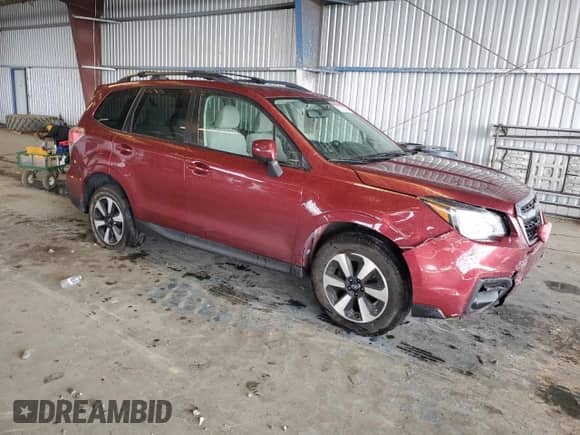 2018 Subaru Forester Premium z VIN JF2SJAGC3JH459281, wystawiony jako Copart lot #82193595 z przebiegiem 112 890 mil mil oraz Szkoda całkowita • Salvage title. Historia ofert i sprzedaży dostępna na DreamBid. Obrazek 4.