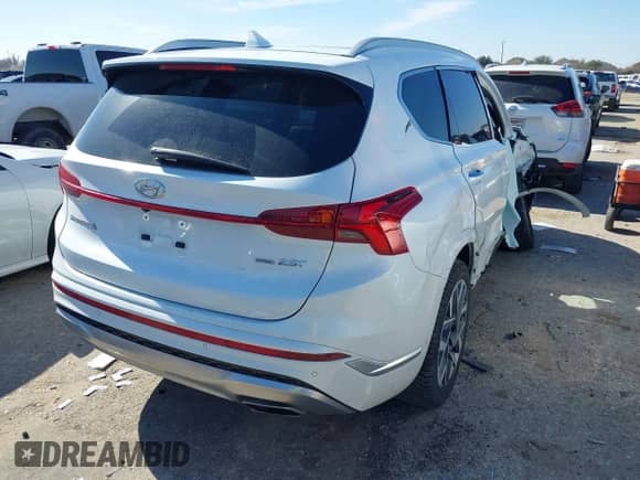 2021 Hyundai Santa Fe Calligraphy с VIN 5NMS5DAL1MH360376, выставлен на аукционе IAAI как лот 41395282 с пробегом 50 275 миль миль и . История ставок и продаж доступна на DreamBid. Изображение 4.