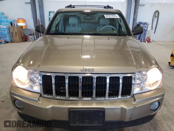 2005 Jeep Grand Cherokee Limited with VIN 1J4HR58N95C587191, listed as a Copart auction lot 87217975 with 60,501 mi miles and Clean title. Bid and sale history available at DreamBid. Image 5.