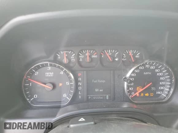 2017 Chevrolet Silverado 2500HD Work Truck with VIN 1GC1KUEG8HF199769, listed as a Copart auction lot 62151195 with 61,225 mi miles and Salvage title. Bid and sale history available at DreamBid. Image 9.