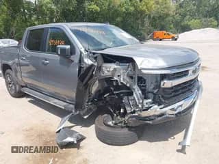 2024 Chevrolet Silverado 1500 LT z VIN 1GCUDDED0RZ403803, wystawiony jako IAAI lot #42936948 z przebiegiem 12 415 mil mil oraz . Historia ofert i sprzedaży dostępna na DreamBid. Obrazek 1.