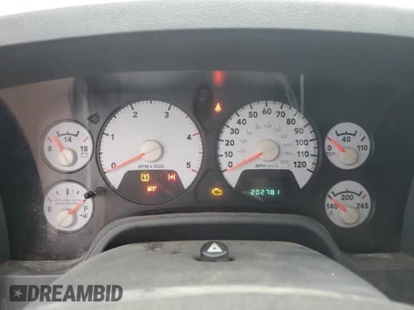 2008 Dodge RAM with VIN 3D3KS28A48G138926, listed as a Copart auction lot 85331334 with 202,781 mi miles and Salvage title. Bid and sale history available at DreamBid. Image 9.