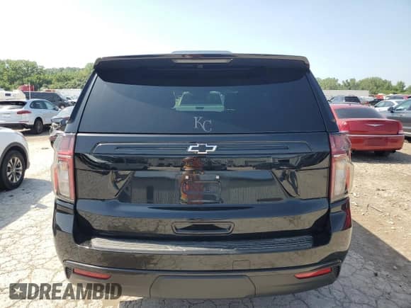 2024 Chevrolet Tahoe Z71 with VIN 1GNSKPKD3RR119897, listed as a Copart auction lot 65618195 with 28,171 mi miles and Salvage title. Bid and sale history available at DreamBid. Image 6.