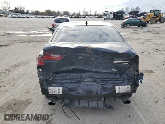 2015 Lexus IS 250 z VIN JTHBF1D22E5025693, wystawiony jako Copart lot #85611514 z przebiegiem 99 519 mil mil oraz Szkoda całkowita • Salvage title. Historia ofert i sprzedaży dostępna na DreamBid. Obrazek 6.