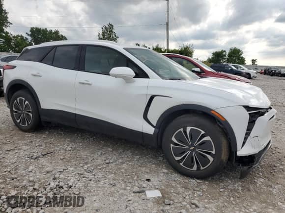2024 Chevrolet Blazer EV eAWD LT with VIN 3GNKDBRJXRS278230, listed as a Copart auction lot 62011615 with Not provided miles and Salvage title. Bid and sale history available at DreamBid. Image 4.
