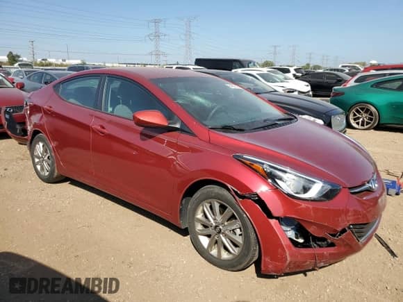 2016 Hyundai Elantra SE с VIN 5NPDH4AE9GH746052, выставлен на аукционе Copart как лот 84802335 с пробегом 31 627 миль миль и Списание • Salvage title. История ставок и продаж доступна на DreamBid. Изображение 4.
