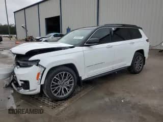 2024 Jeep Grand Cherokee Summit Reserve с VIN 1C4RJKEG8R8556223, выставлен на аукционе Copart как лот 42022075 с пробегом 12 866 миль миль и Списание • Salvage title. История ставок и продаж доступна на DreamBid. Изображение 1.
