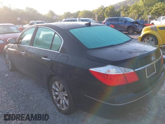 2009 Hyundai Genesis with VIN KMHGC46E69U041038, listed as a IAAI auction lot 42814164 with 159,407 mi miles and . Bid and sale history available at DreamBid. Image 3.