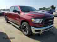 2021 Ram 1500 Tradesman with VIN 1C6RREGG1MN624984, listed as a Copart auction lot 80865435 with 88,525 mi miles and Salvage title. Bid and sale history available at DreamBid. Image 4.