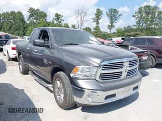 2015 Ram 1500 Big Horn with VIN 1C6RR6GT5FS658434, listed as a IAAI auction lot 43016928 with 152,574 mi miles and . Bid and sale history available at DreamBid. Image 1.