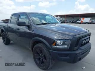 2024 Ram 1500 Warlock with VIN 1C6RR6LG6RS142337, listed as a IAAI auction lot 42734480 with 36,410 mi miles and . Bid and sale history available at DreamBid. Image 1.