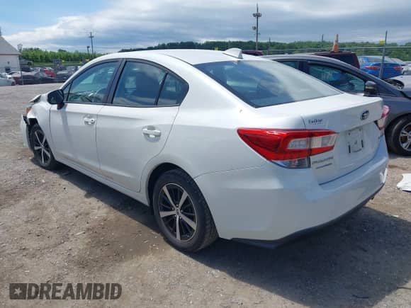 2019 Subaru Impreza Premium with VIN 4S3GKAD60K3617042, listed as a IAAI auction lot 42296679 with 55,522 mi miles and . Bid and sale history available at DreamBid. Image 3.