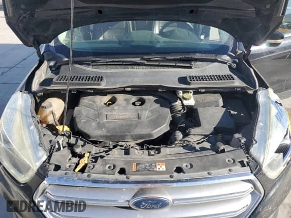 2017 Ford Escape Titanium with VIN 1FMCU9J91HUA78614, listed as a Copart auction lot 68865205 with 198,167 mi miles and Salvage title. Bid and sale history available at DreamBid. Image 12.