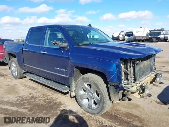 2017 Chevrolet Silverado 1500 LTZ with VIN 3GCUKSEC4HG371972, listed as a IAAI auction lot 41696294 with 123,297 mi miles and . Bid and sale history available at DreamBid. Image 1.